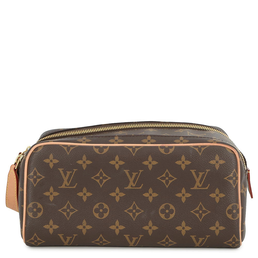 Louis Vuitton Monogram Dopp Clutch Bag Pouch Clutch Handbag Shoulder